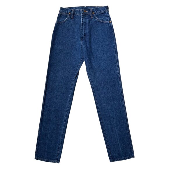 70s vintage highwaisted Cowboy Cut wrangler jeans 14MWZG slim fit Scovill. - Picture 1 of 5